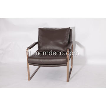 Modernong Zara Stainless Steel Lounge Chair